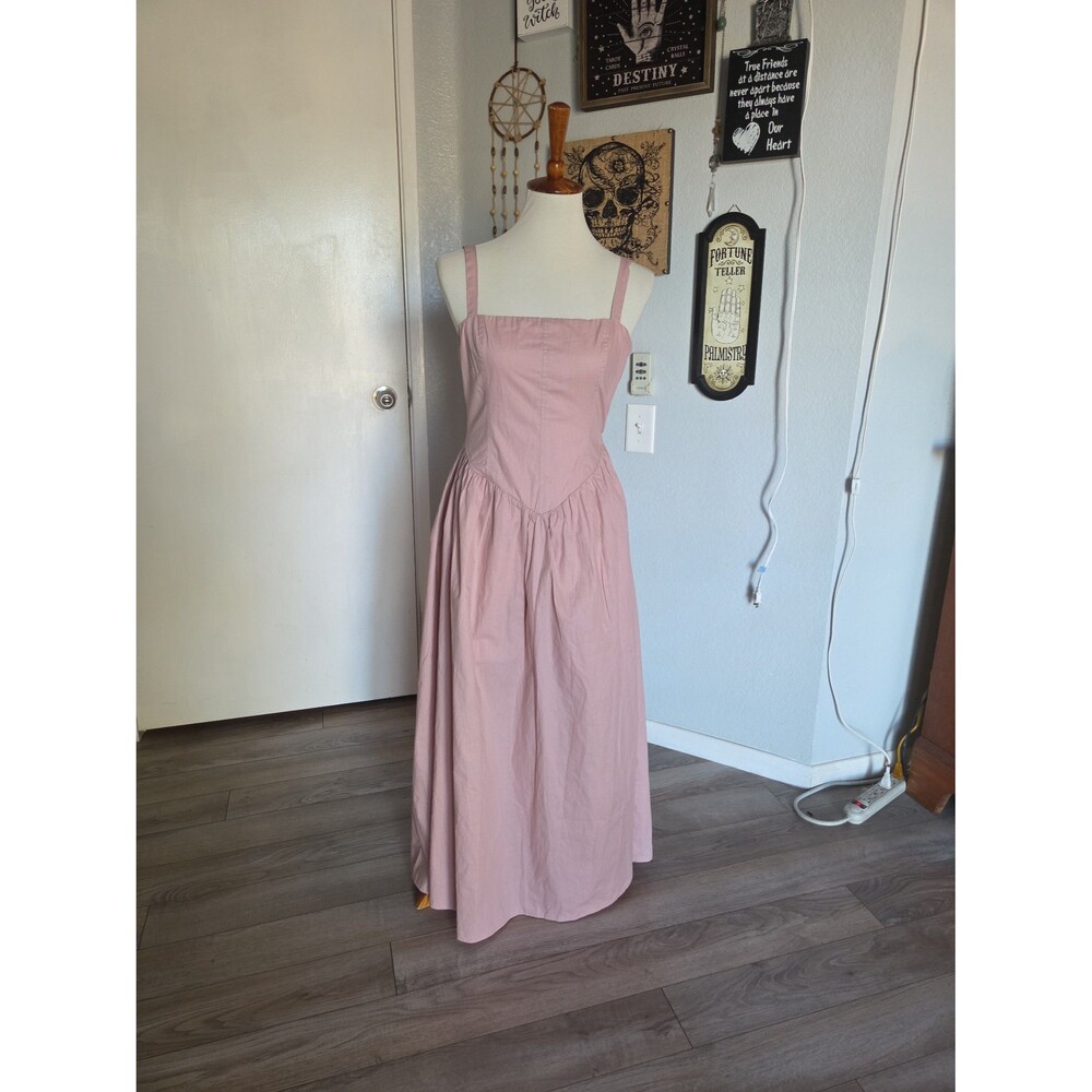 Forever 21 XS Pink Midi Summer Dress